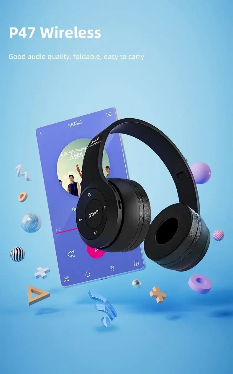 INIVEX NovaSound™ Fold Wireless Headphones - INIVEX