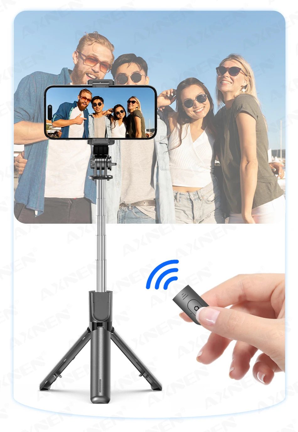 INIVEX SnapPro Bluetooth Selfie Stick - INIVEX
