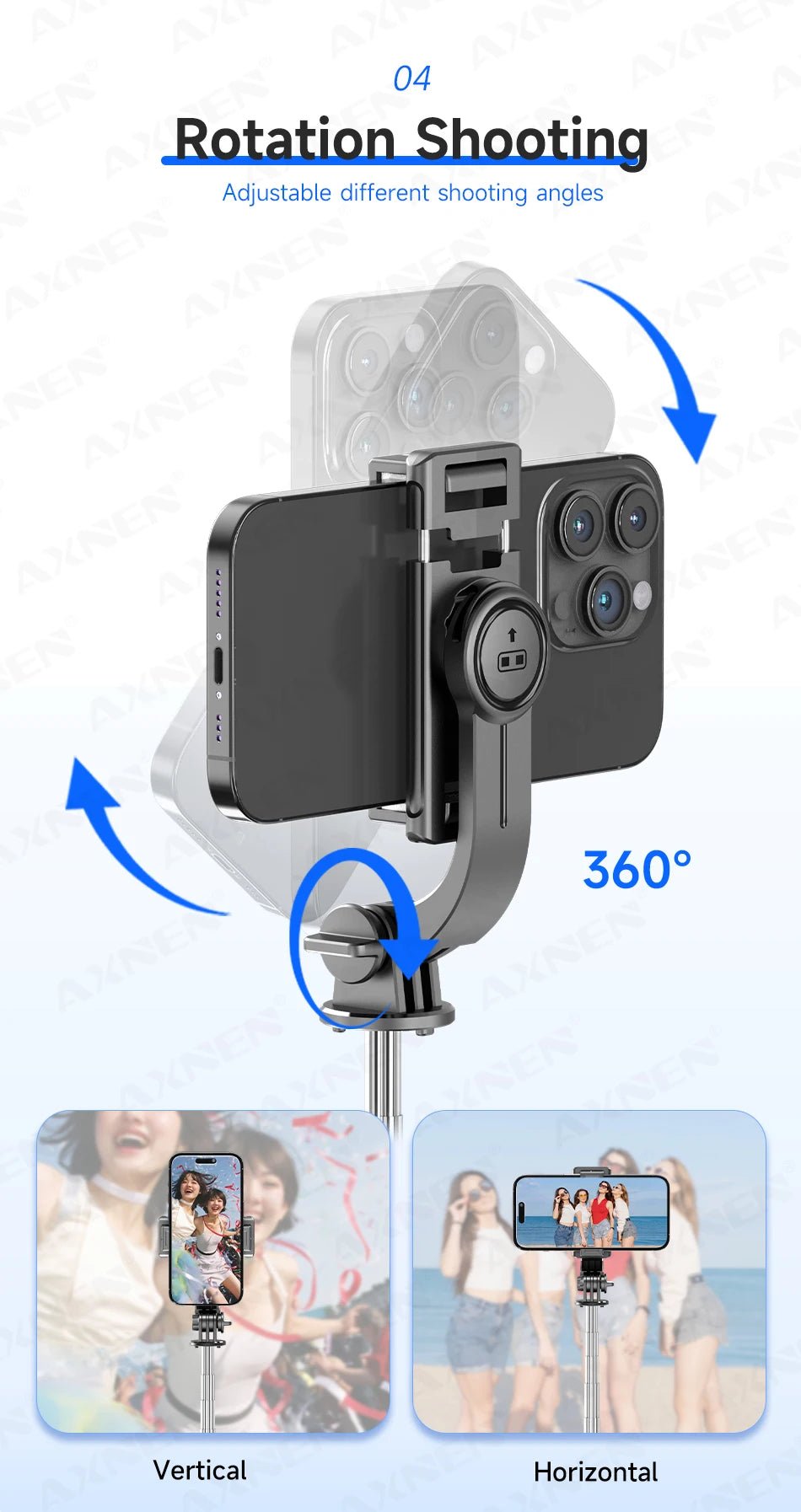 INIVEX SnapPro Bluetooth Selfie Stick - INIVEX