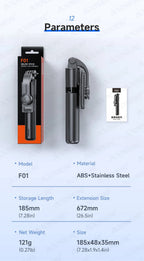 INIVEX SnapPro Bluetooth Selfie Stick - INIVEX