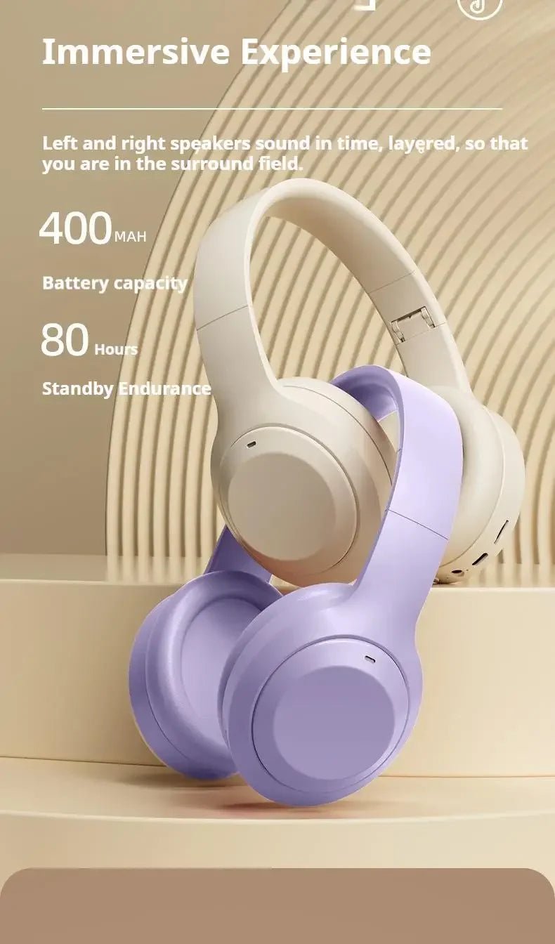 INIVEX Studio M5 Wireless Headphones – Immersive Stereo Sound - INIVEX