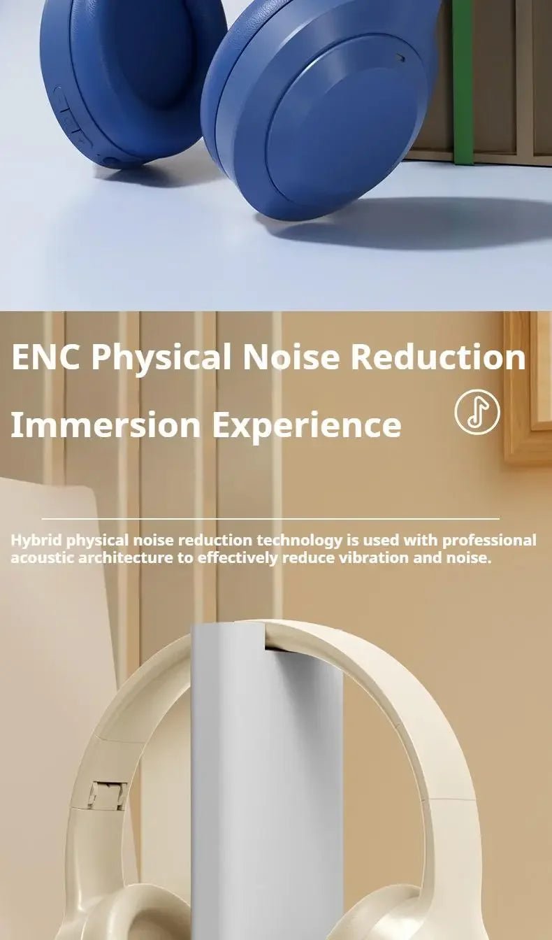 INIVEX Studio M5 Wireless Headphones – Immersive Stereo Sound - INIVEX