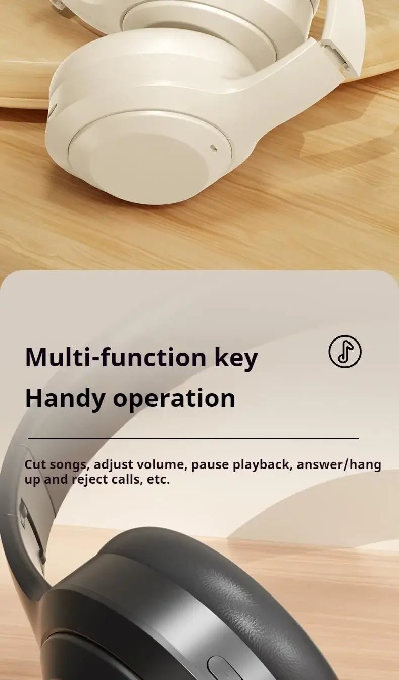 INIVEX Studio M5 Wireless Headphones – Immersive Stereo Sound - INIVEX