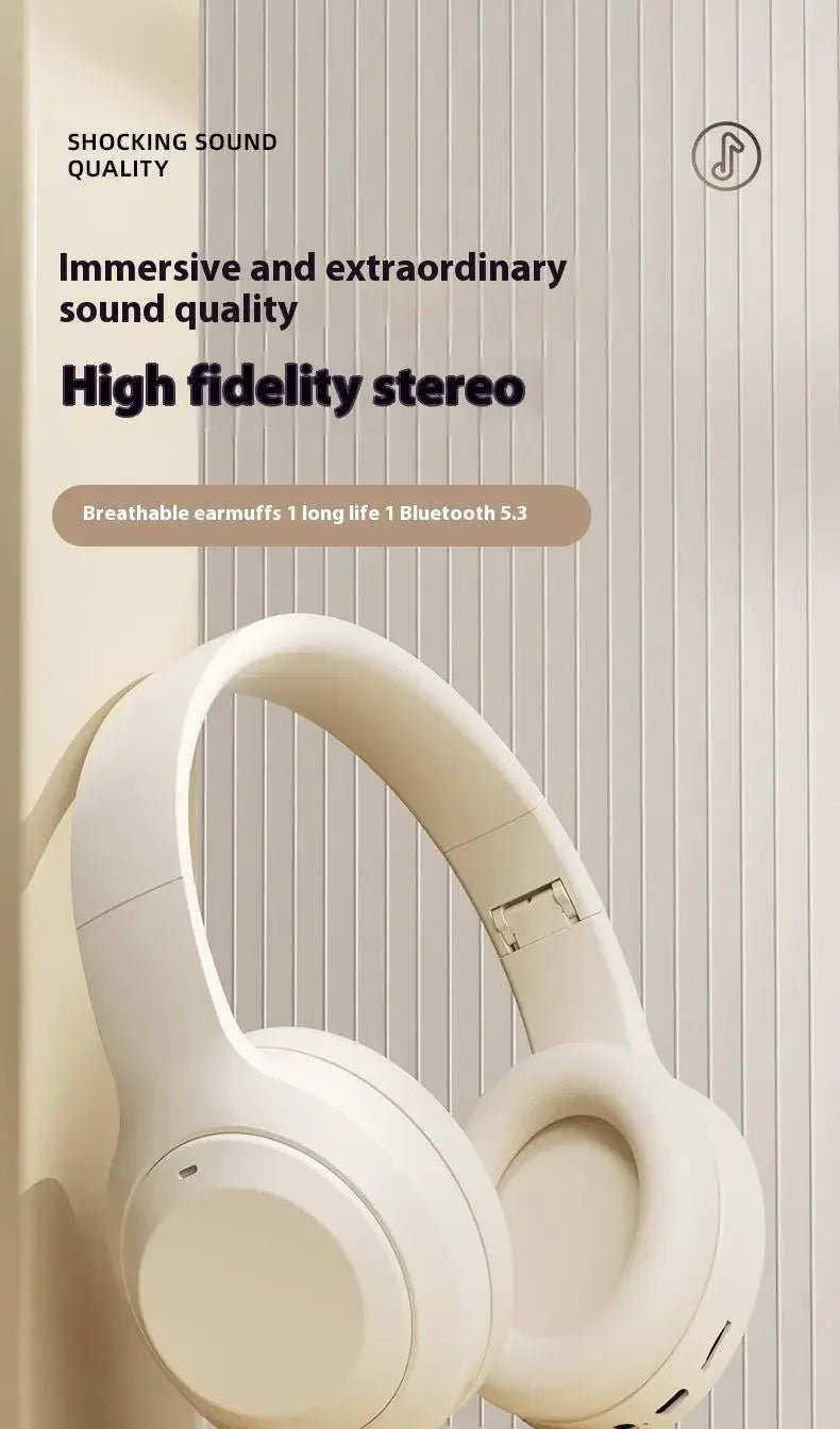 INIVEX Studio M5 Wireless Headphones – Immersive Stereo Sound - INIVEX