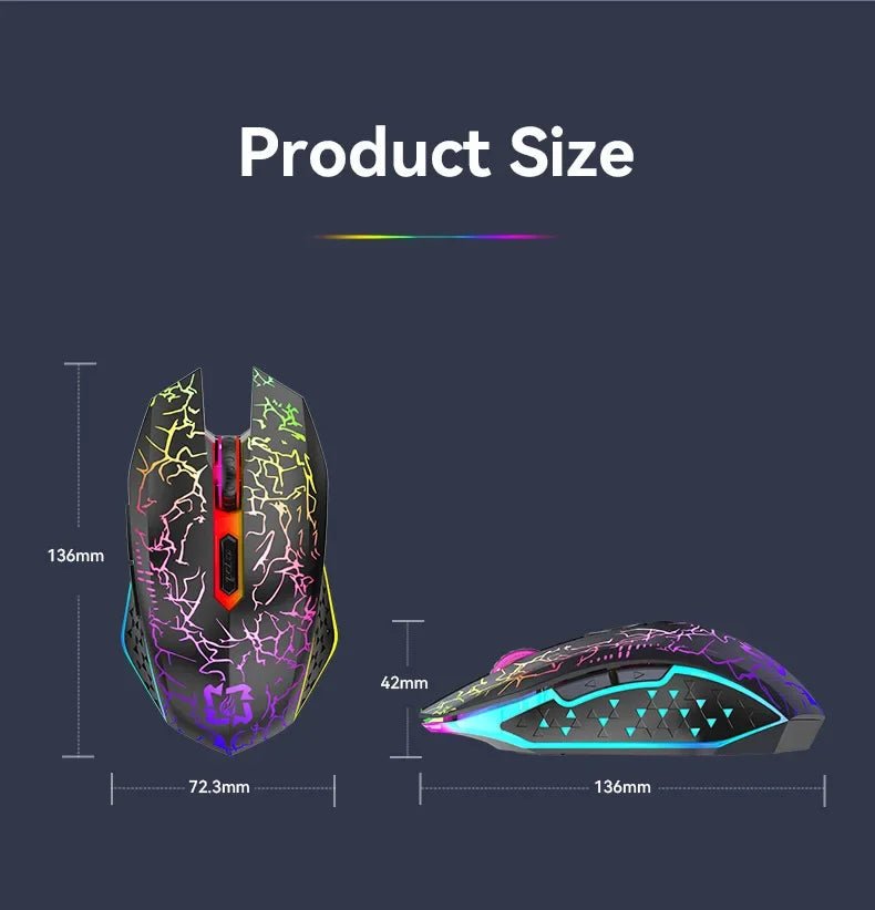 INIVEX ThunderStrike™ Wireless RGB Gaming Mouse - INIVEX