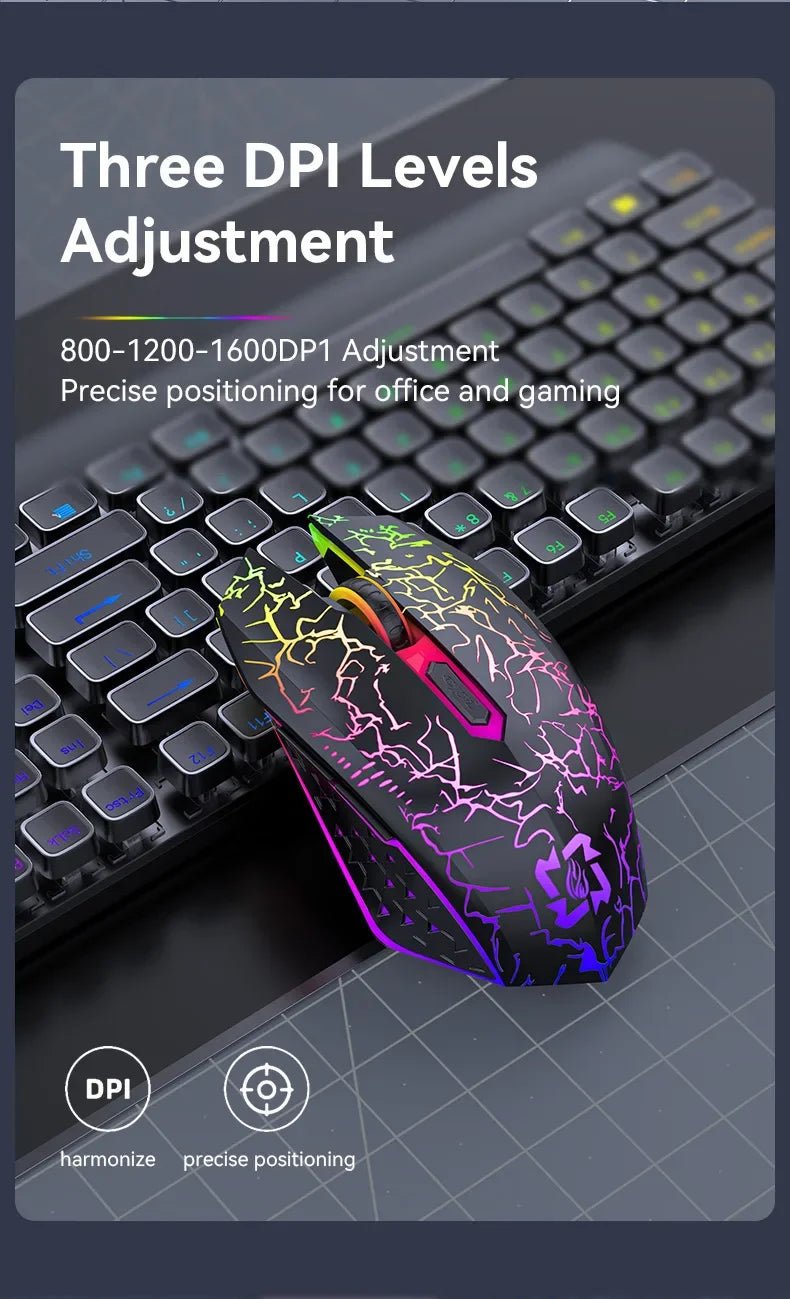 INIVEX ThunderStrike™ Wireless RGB Gaming Mouse - INIVEX
