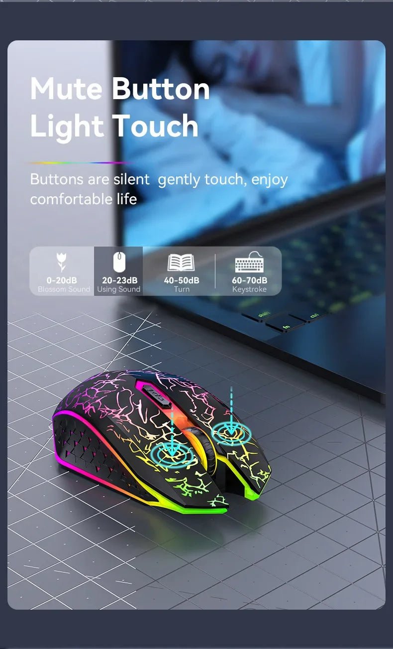 INIVEX ThunderStrike™ Wireless RGB Gaming Mouse - INIVEX