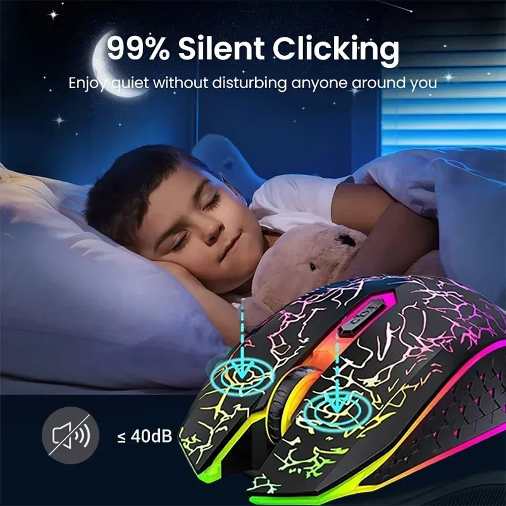 INIVEX ThunderStrike™ Wireless RGB Gaming Mouse - INIVEX